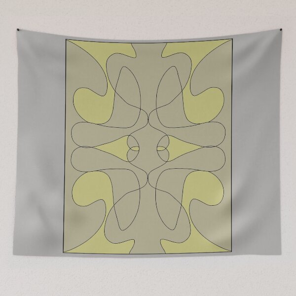 Item preview, patterns with gray and yellow tones designed and sold by azet-art.