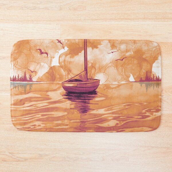 Item preview, modern yacht on the ocean ,sailing designed and sold by wrightsonarts.