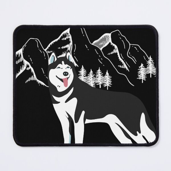Item preview, a gift for lovers of colorful dogs, husky,  designed and sold by GroonSpace.