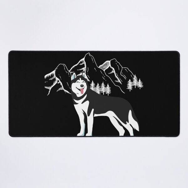 Item preview, a gift for lovers of colorful dogs, husky,  designed and sold by GroonSpace.