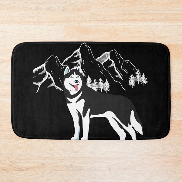 Item preview, a gift for lovers of colorful dogs, husky,  designed and sold by GroonSpace.