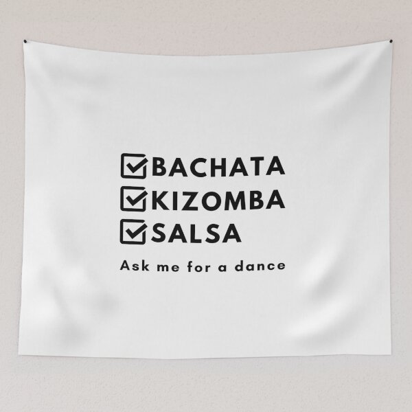 Item preview, Bachata Kizomba Salsa Ask me for a Dance | Funny Gift for Dancer designed and sold by PakoArtStudio.