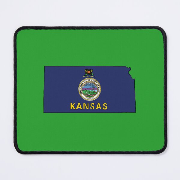 Item preview, Kansas state shape flag designed and sold by Rachael Taylor.