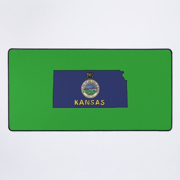 Item preview, Kansas state shape flag designed and sold by Rachael Taylor.