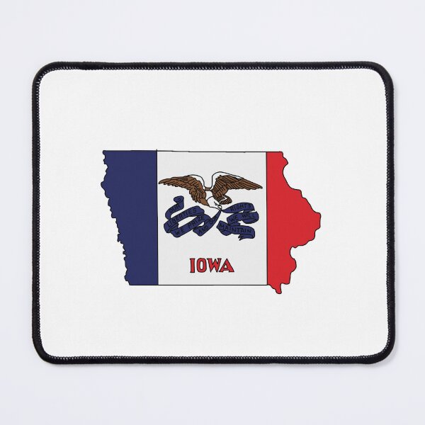 Item preview, Iowa state shape flag designed and sold by Rachael Taylor.