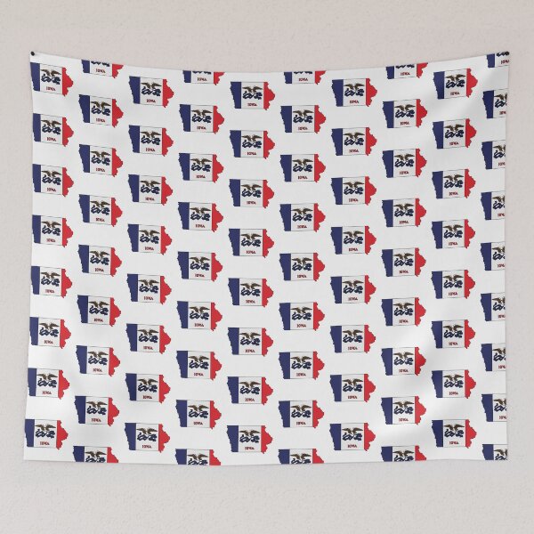 Item preview, Iowa state shape flag designed and sold by Rachael Taylor.