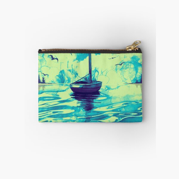 Item preview, modern yacht on the ocean ,sailing designed and sold by wrightsonarts.