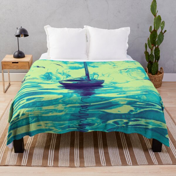 Item preview, modern yacht on the ocean ,sailing designed and sold by wrightsonarts.