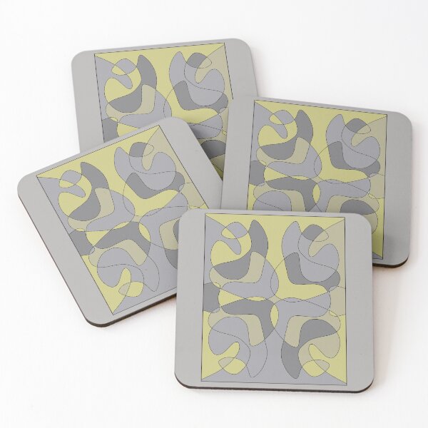 Item preview, patterns with gray and yellow tones designed and sold by azet-art.