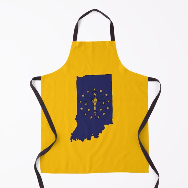 Item preview, Indiana state shape flag designed and sold by Rachael Taylor.