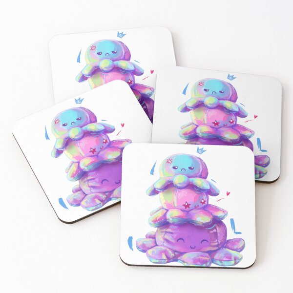 Item preview, colorful octopuses designed and sold by KaryTaffy.