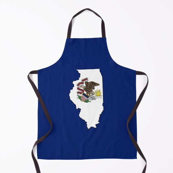 Item preview, Illinois state shape flag designed and sold by Rachael Taylor.