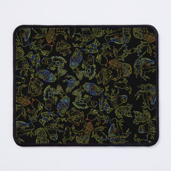 Item preview, Psychedelic Frog Tiled Line Art designed and sold by Archaexlogy.