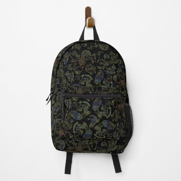 Item preview, Psychedelic Frog Tiled Line Art designed and sold by Archaexlogy.
