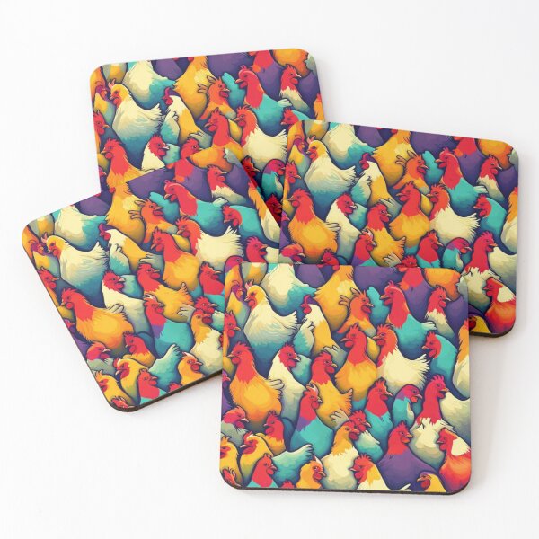Item preview, just a bunch of chickens designed and sold by Geek Girl Ohio.