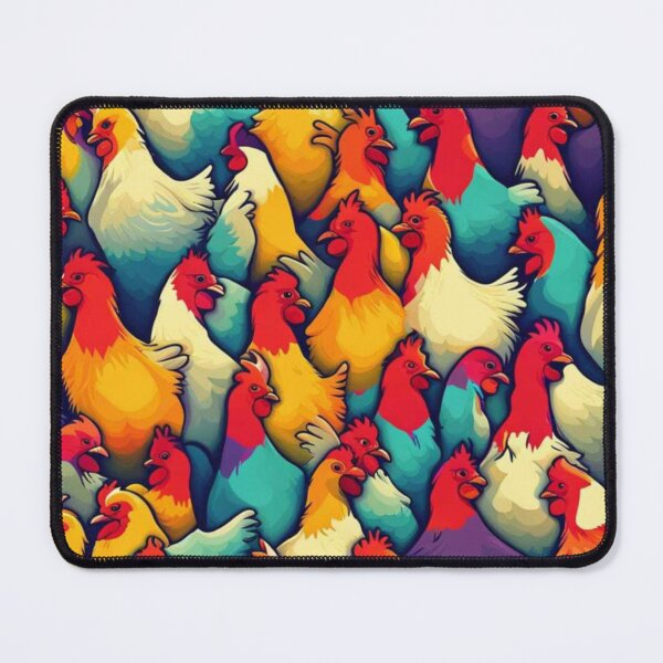 Item preview, just a bunch of chickens designed and sold by Geek Girl Ohio.