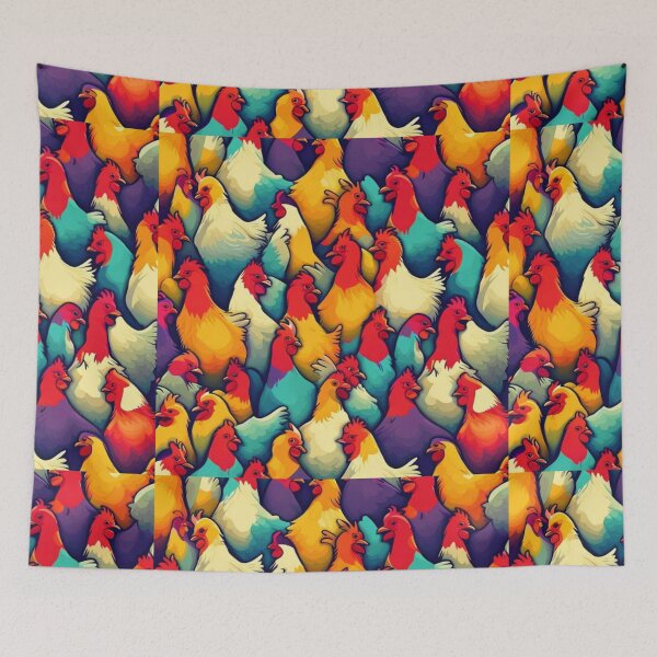 Item preview, just a bunch of chickens designed and sold by Geek Girl Ohio.