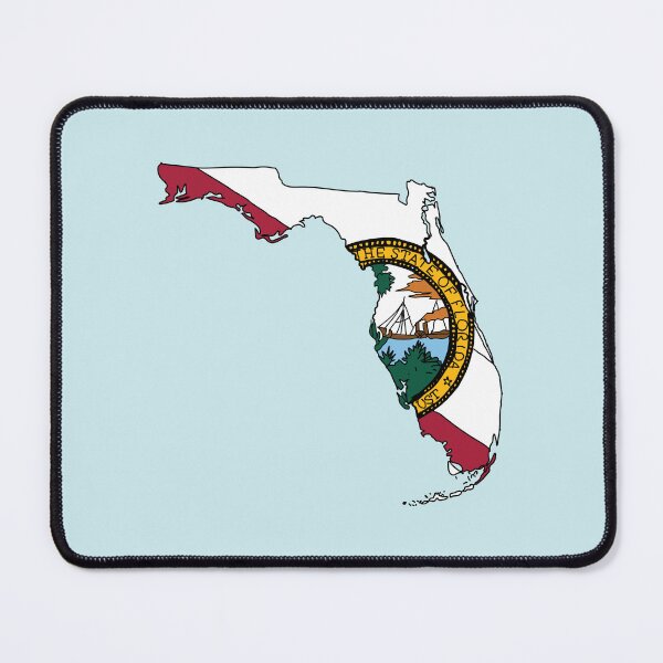 Item preview, Florida state shape flag designed and sold by Rachael Taylor.