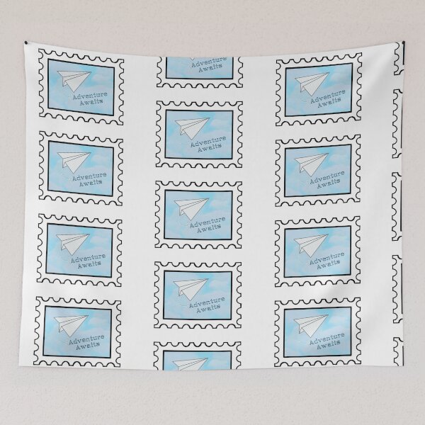 Item preview, Adventure Awaits Stamp designed and sold by HarrisonDesign.