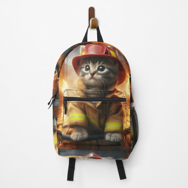 Item preview, Firefighter Kitten designed and sold by All-Kittens.