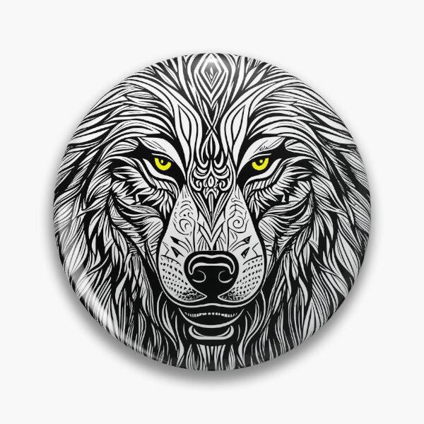 Artikelvorschau, weißer Wolf entworfen und verkauft von Javier Narváez Solarte.