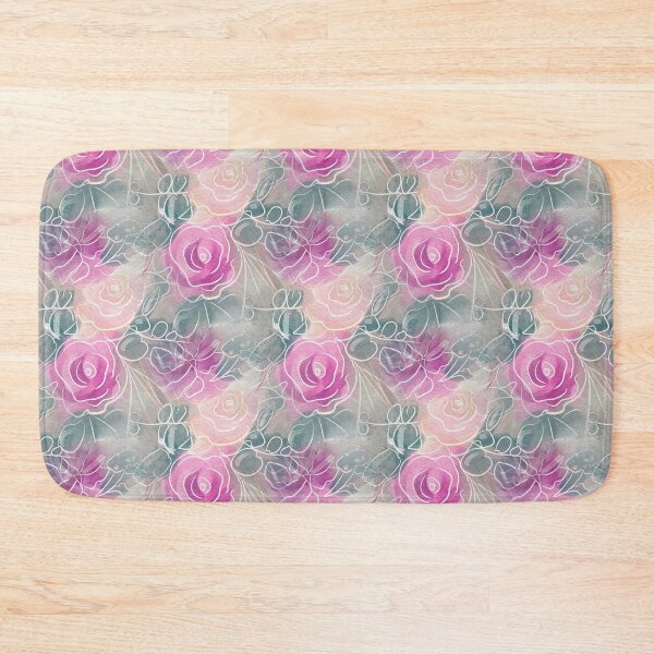 Item preview, Pastel Pink Watercolor Rose Pattern designed and sold by Artistestella.