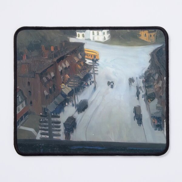 Item preview, edward hopper painting american village designed and sold by Amy-Hamilton.