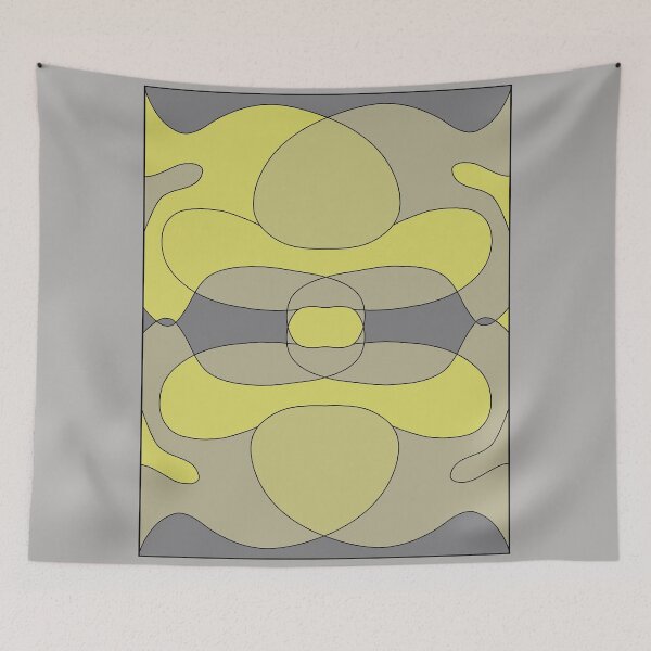 Item preview, patterns with gray and yellow tones designed and sold by azet-art.