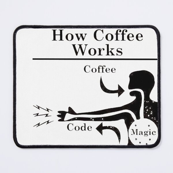 Item preview, how coffee works?Java Jolts and Code Spells: Unraveling the Mystique of Software Sorcery designed and sold by 3ac-Arts.