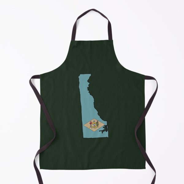 Item preview, Delaware state shape flag designed and sold by Rachael Taylor.