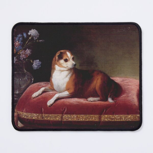 Item preview, Dog Oil Painting designed and sold by LadybellVintage.