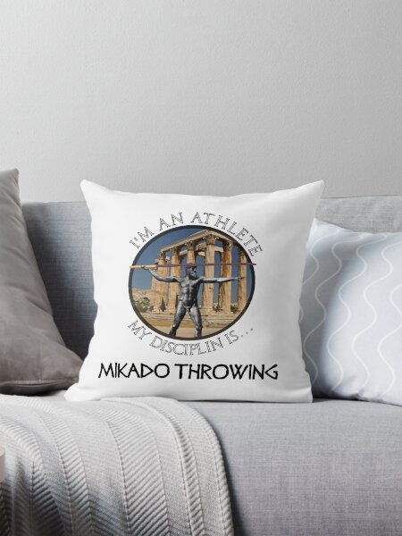 olympic games - i am an athlete - mikado throwing - light pillows