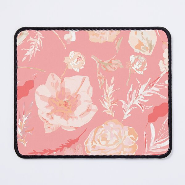 Item preview, Big Floral Blush Pink and Red Large - Elegant Blossoms for Stylish Living designed and sold by ara-designs.