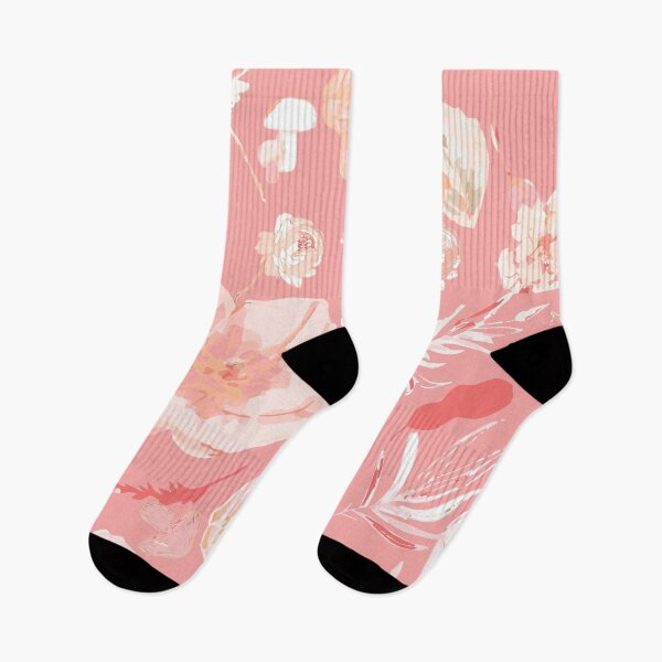 Item preview, Big Floral Blush Pink and Red Large - Elegant Blossoms for Stylish Living  designed and sold by ara-designs.
