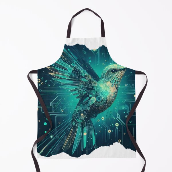 Item preview, Cyber hummingbird designed and sold by Lykaon Art.