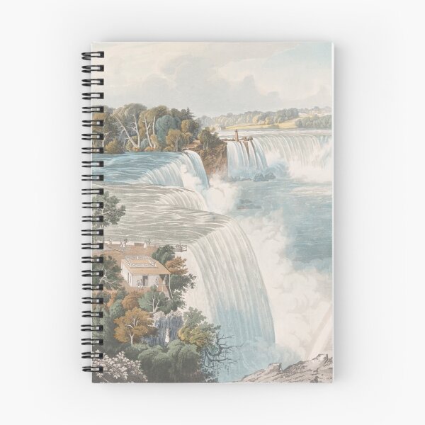 Item preview, Vintage Illustration of Niagara Falls (1845) designed and sold by BravuraMedia.