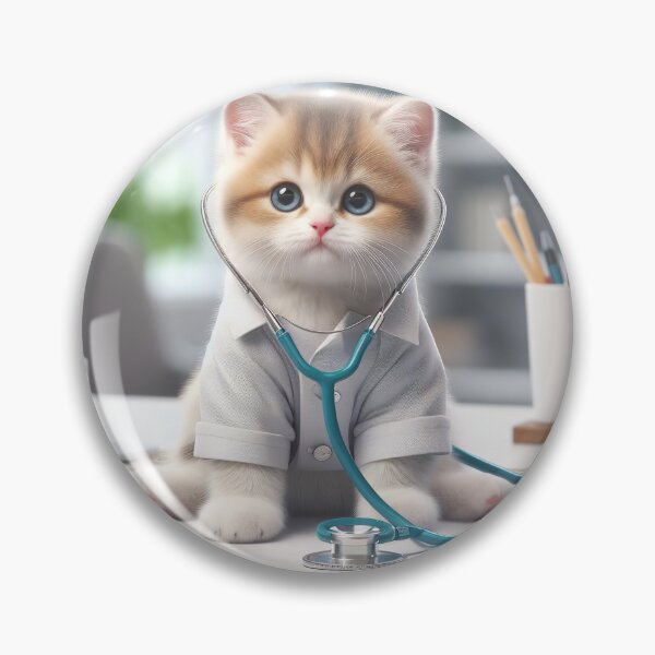 Item preview, doctor gatito designed and sold by All-Kittens.