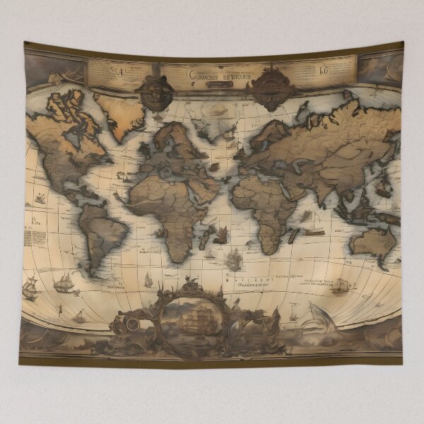 Item preview, Aye a pirate map designed and sold by Dan Farsaci.