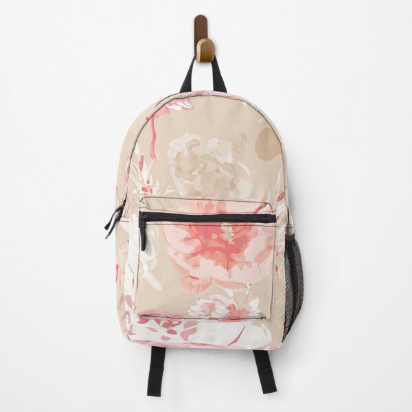 Item preview, Big Floral Pink & Beige Large - Modern Botanical Artistry for Your Lifestyle on RedBubble designed and sold by ara-designs.