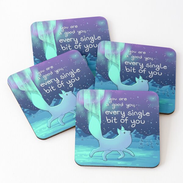Item preview, "You Are a Good You" Magical Arctic Fox designed and sold by thelatestkate.