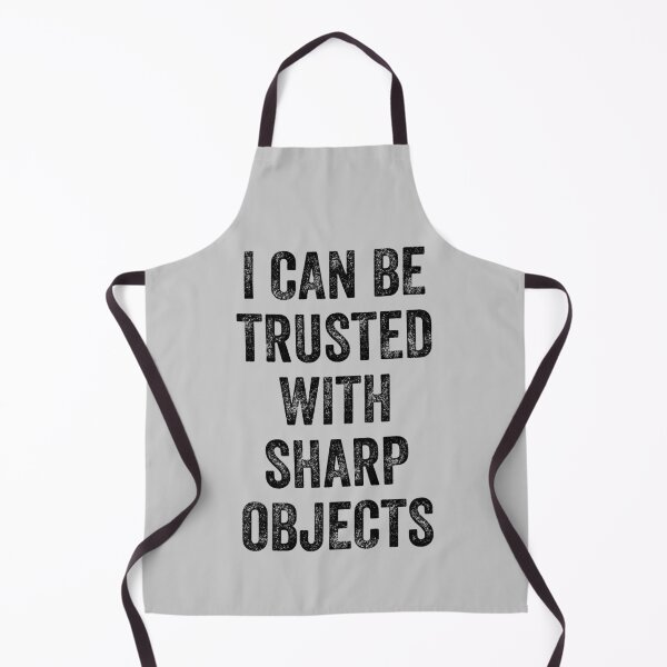 Item preview, I can Be Trusted With Sharp Objects, Vintage Style designed and sold by artprintschabab.