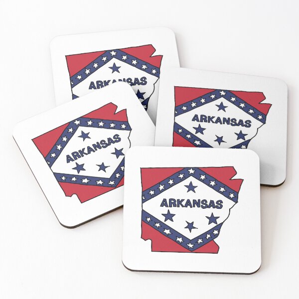 Item preview, Arkansas state shape flag designed and sold by Rachael Taylor.
