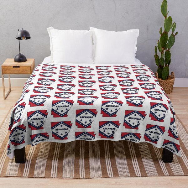 Item preview, Arkansas state shape flag designed and sold by Rachael Taylor.