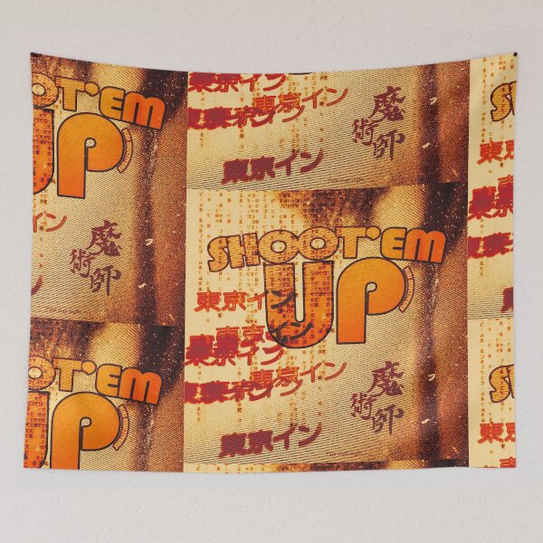 Item preview, Shoot'em UP, Psychedelic, Gradient Orange Mishko effect, Street Art. designed and sold by Kai Multiverse.