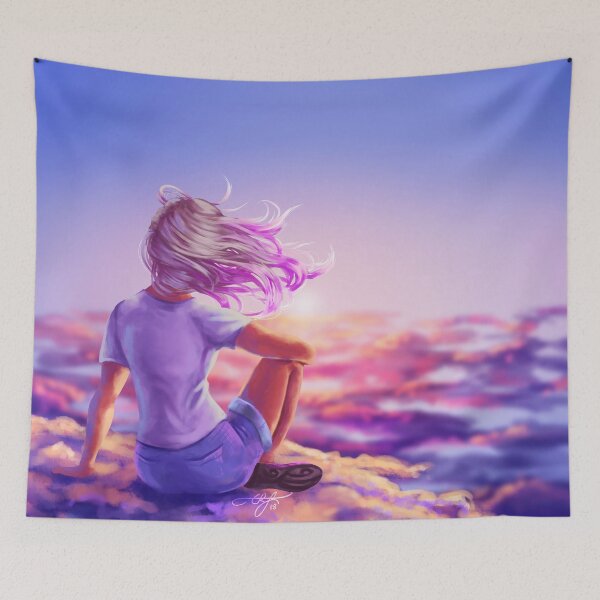 Item preview, Sunset in the Cloud Kingdom  designed and sold by Myrasart.