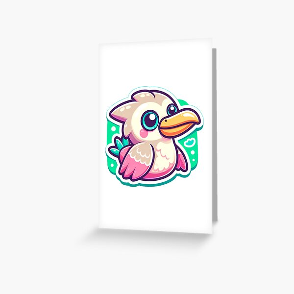 Item preview, STICKER: Beautiful Adorable Pelican designed and sold by karlocipressi.