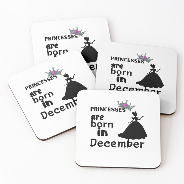 Item preview, princesses are born in december t-shirt designed and sold by stickersvnzla.