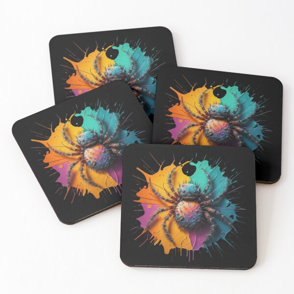 Item preview, Barking spider on a colored background designed and sold by LuckyFamily.
