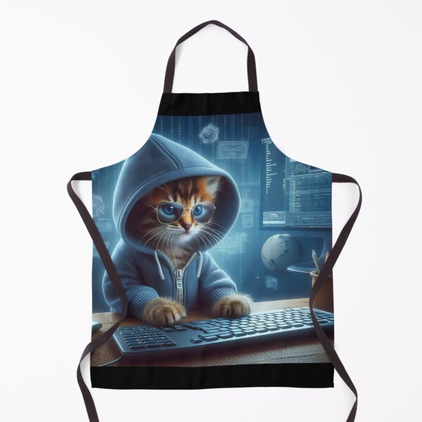 Item preview, Hacker Kitten designed and sold by All-Kittens.