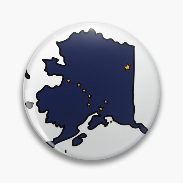 Item preview, Alaska state shape flag designed and sold by Rachael Taylor.